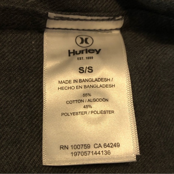 Hurley Long Sleeve Button Down Shirt - Picture 12 of 16